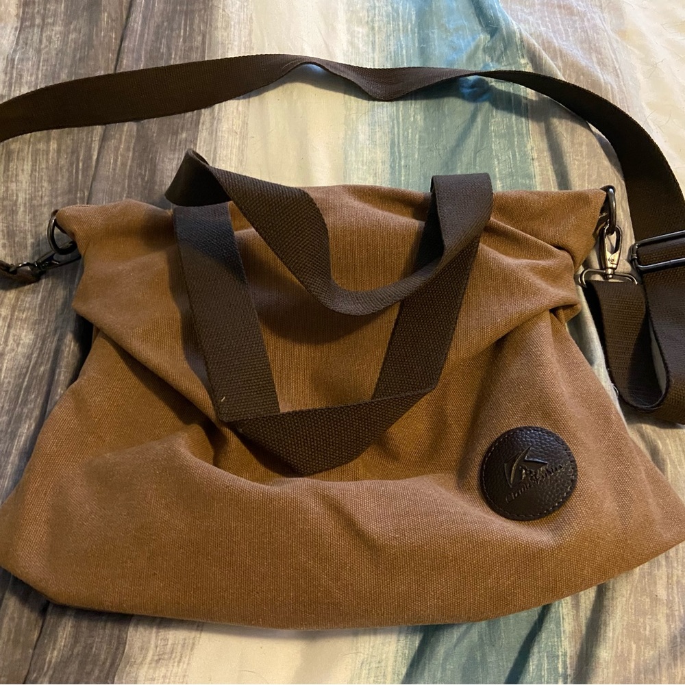 NWOT Canvas Crossbody Bag/Purse